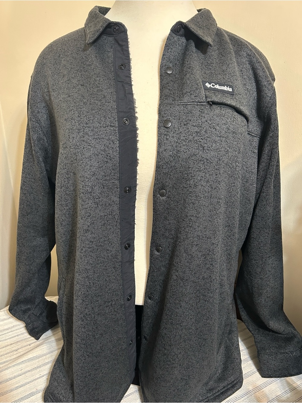 COLUMBIA FLEECE LINED ZIP JACKET